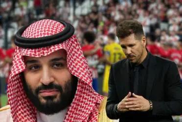 Dolor de cabeza para Simeone en Atleti, Arabia amenaza con llevarse una figura