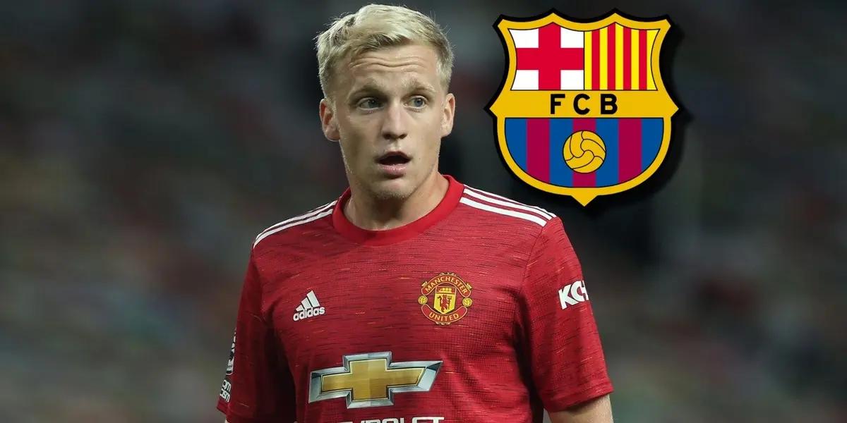 Donny van de Beek quiere salir del Manchester United y se ofreció al FC Barcelona, pero ya le dieron una respuesta contundente