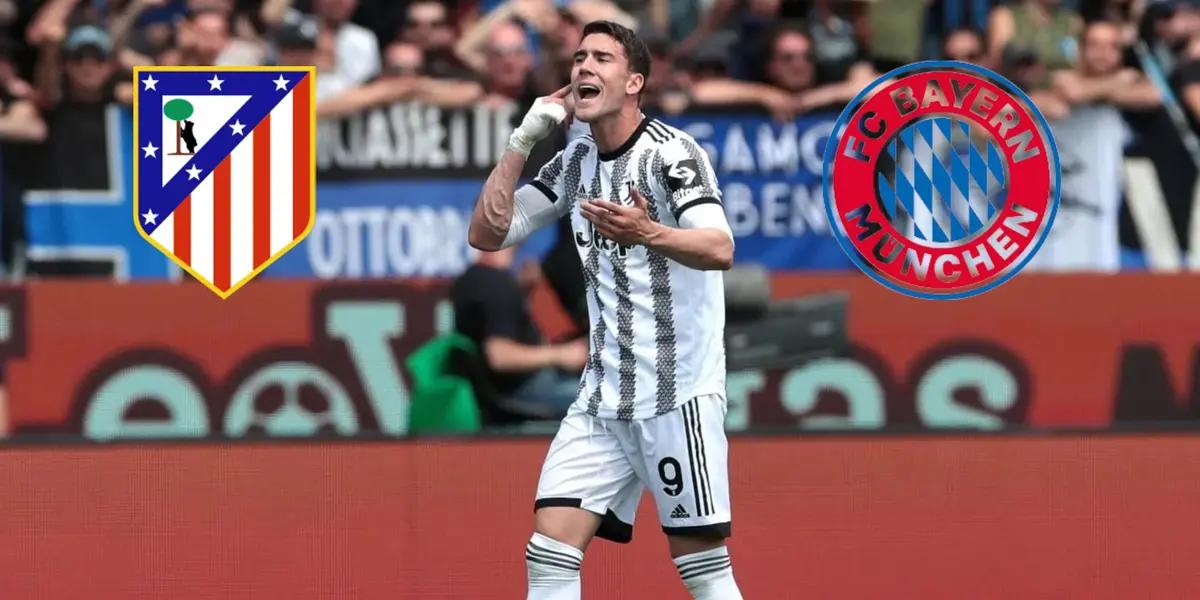 Dusan Vlahovic es uno de los delanteros a conseguir en este mercado y dos gigantes de Europa pelean por él con una diferencia importante en lo económico