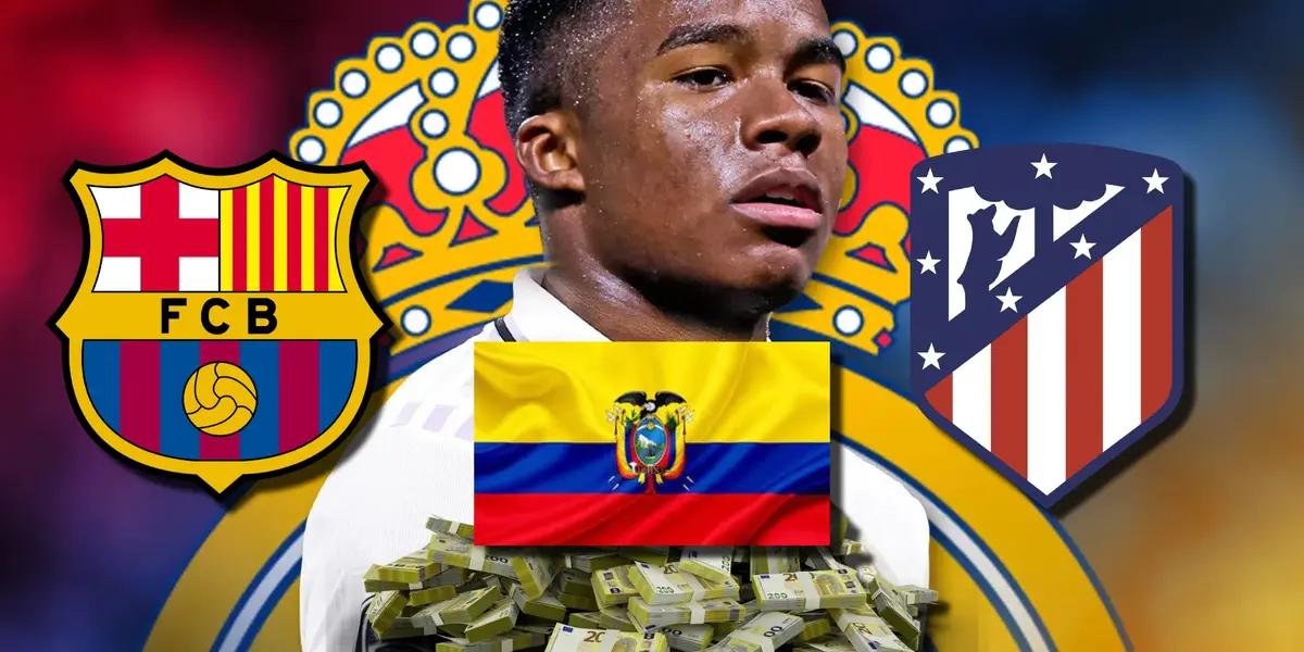 Ecuatoriano tiene más goles que Endrick, Atleti y Barça lo pelearían por 600 mil