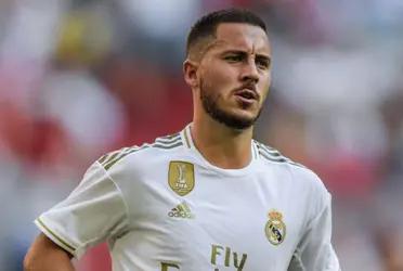 Eden Hazard hace poco se retiró del fútbol, luego de estar en el Real Madrid pero en un partido amistoso lanzó una jugada de crack