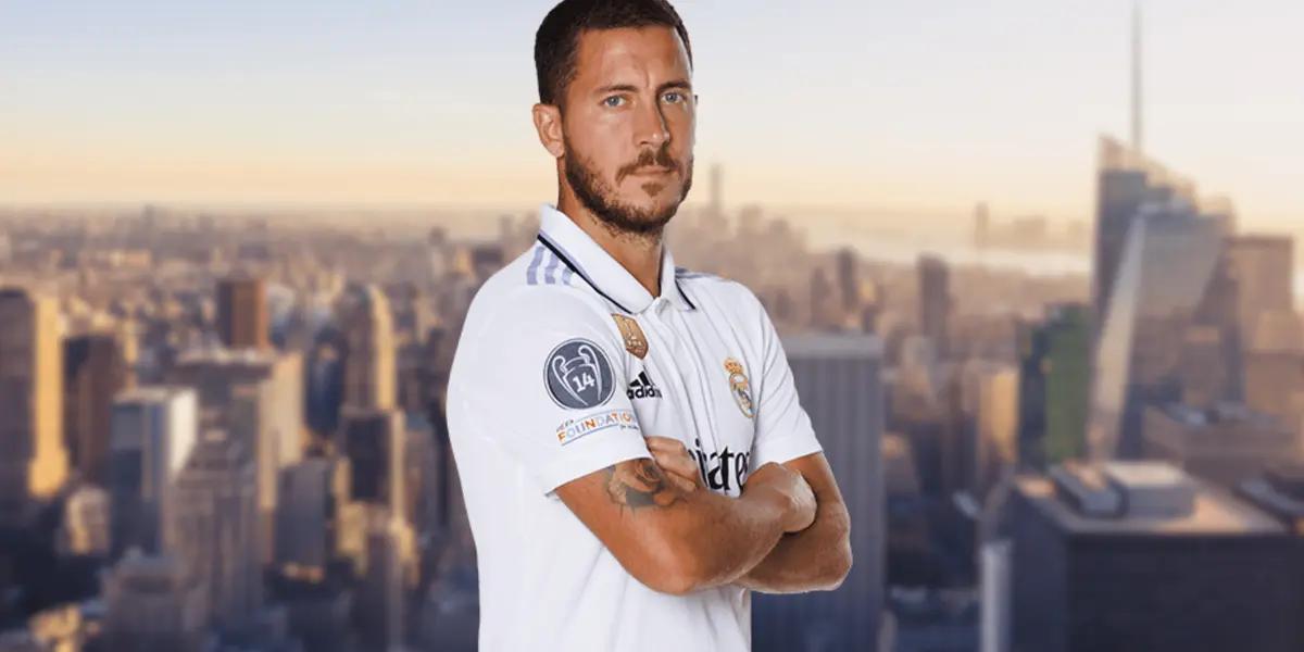 Eden Hazard pasó sin pena ni gloria por el Real Madrid, por este motivo recibio la oferta de un familiar para regresar al fútbol.