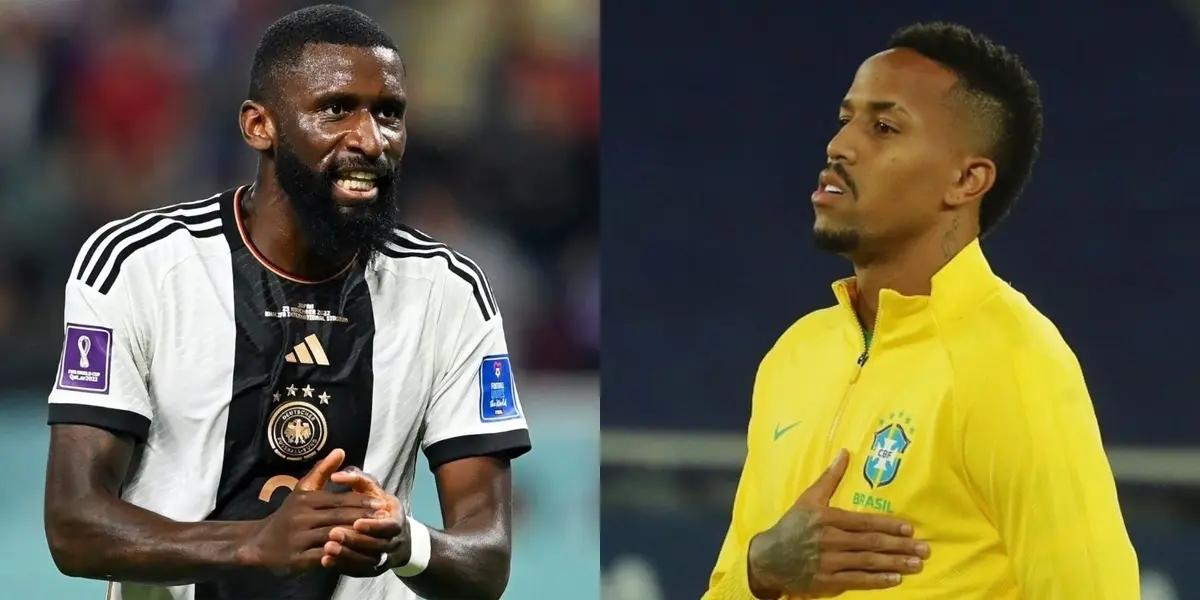 Eder Militao no estaba contento con la dirección de Tite por sus erradas decisiones técnicas y tácticas.