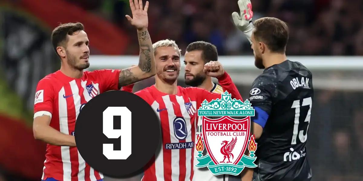 El 9 que tiene 47 goles y Liverpool pondrá 45 millones para robarle al Atleti