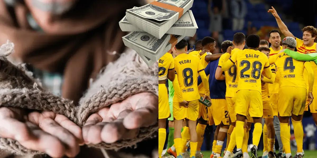 El actual jugador del Blaugrana no tuvo una vida fácil en sus comienzos.