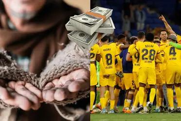 El actual jugador del Blaugrana no tuvo una vida fácil en sus comienzos.