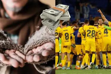 El actual jugador del Blaugrana no tuvo una vida fácil en sus comienzos.