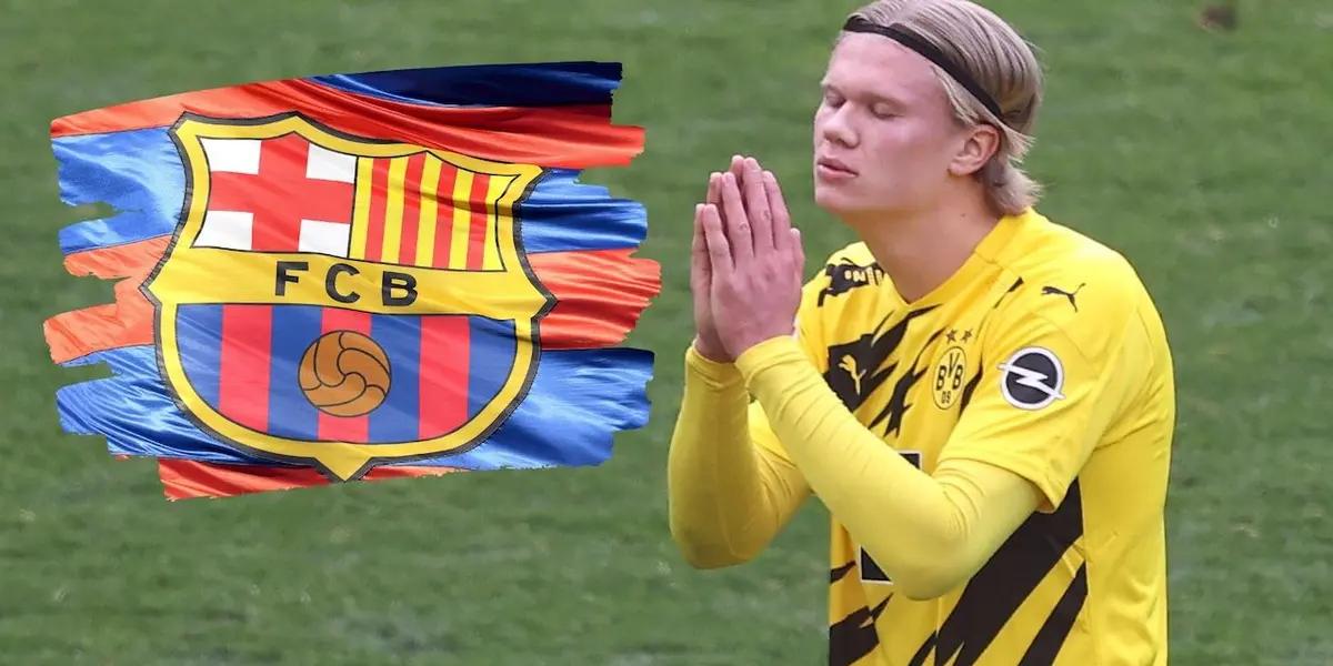El agente italiano del goleador Erling Haaland no para de tirarle centros a las oficinas del Camp Nou. El representante del noruego afirmó que su futbolista puede esperar al Barcelona y le augura un buen futuro a los blaugranas.