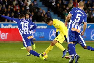 El Alavés le ganó dos a uno al Villareal en por la 34ª jornada de La Liga Santander. El equipo de Unai Emery salió con suplentes de cara al partido de Champions y el Alaves sigue en zona de descenso a pesar de la victoria.