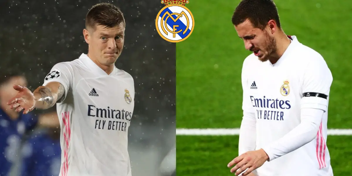 El aleman se enfureció con su compañero luego de una actitud poco responsable de Hazard durante los festejos del Real Madrid en la UEFA Champions League.