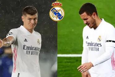 El aleman se enfureció con su compañero luego de una actitud poco responsable de Hazard durante los festejos del Real Madrid en la UEFA Champions League.