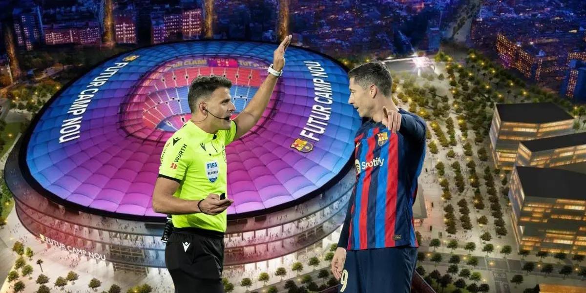 El árbitro tiene antecedentes bastantes particulares con los jugadores Blaugranas y ha encendido las alarmas en el equipo de Xavi