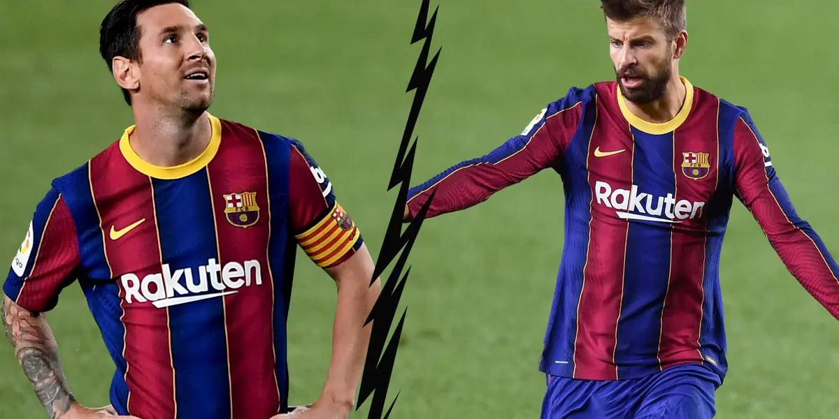 El argentino está muy decepcionado con el catalán, y su enfado no tiene visos de que se vaya a diluir tan fácilmente. Messi responsabiliza a Piqué de haber orquestado con Laporta su salida de Barcelona. Detalles de una relación que parece no tener retorno
