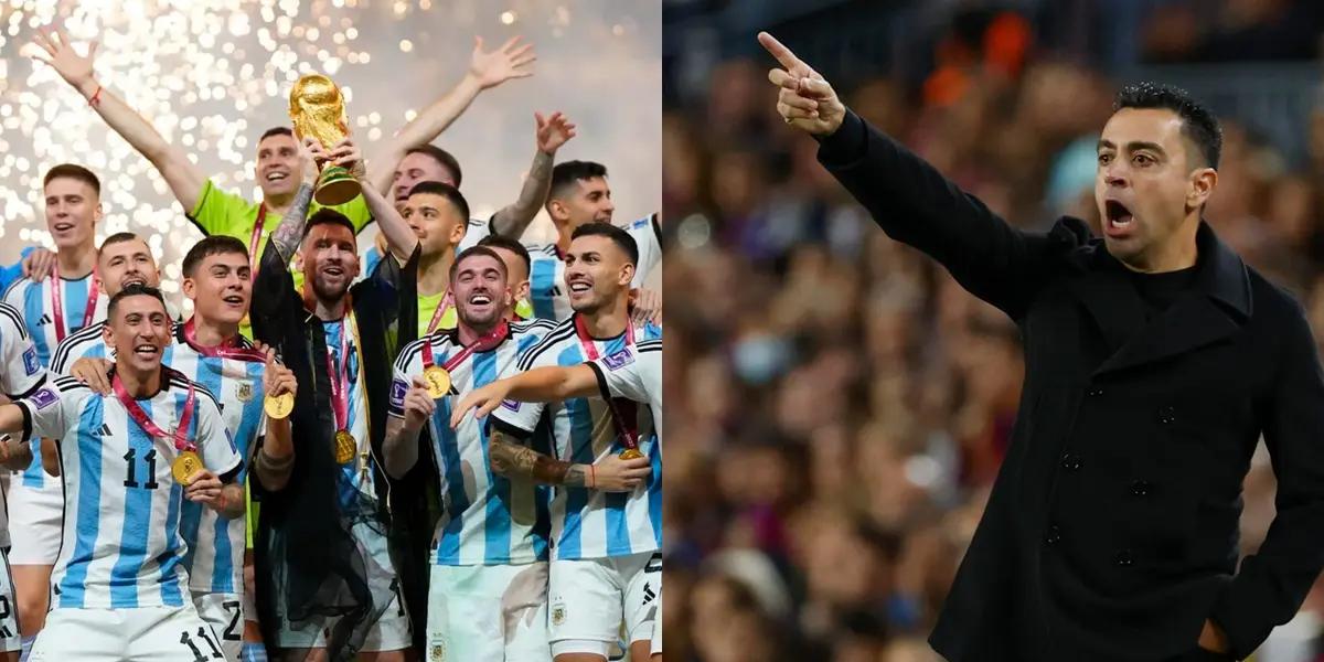 El argentino está muy feliz luego de haber levantado la copa del mundo.