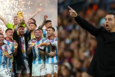 El argentino está muy feliz luego de haber levantado la copa del mundo.