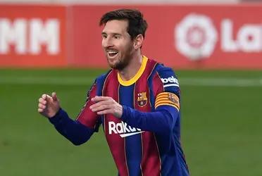 El argentino fue la figura indiscutible del partido que Barcelona le ganó al Elche, pero su mejor jugada vino terminado el encuentro.