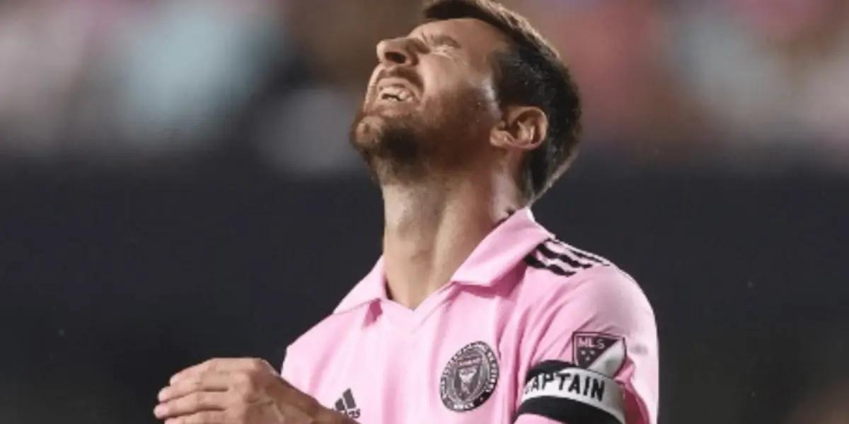 El argentino jugó varios minutos en la nueva derrota del Inter de Miami, que quedó eliminado en la MLS