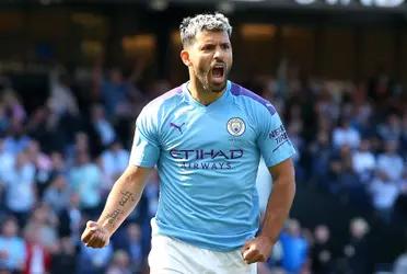 El argentino marcó en la victoria del Manchester City.