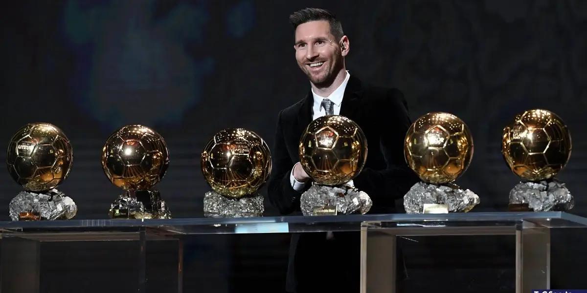 El argentino obtuvo su séptima conquista en el premio que entrega la revista France Football y la ceremonia tuvo la particularidad de la ausencia del delantero portugués, a sabiendas de que no ganaría.