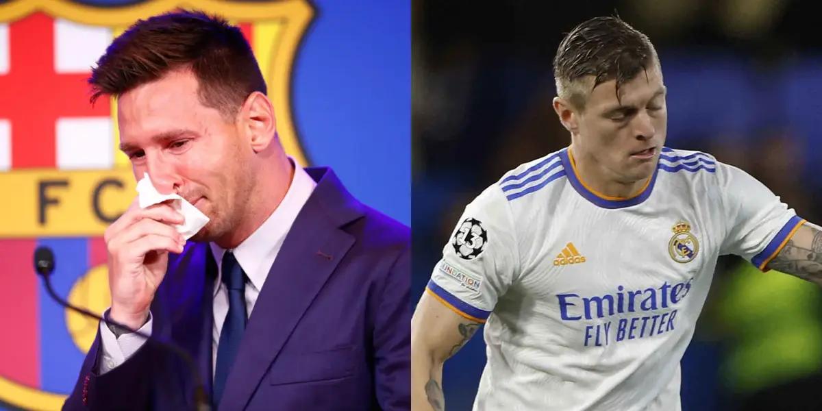 El argentino se refirió al título del Real Madrid en Champions League y el mediocentro alemán no se guardó nada como respuesta