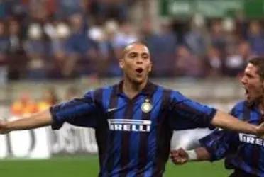 El argentino y el brasilero compartieron equipo en el Inter de Milán.