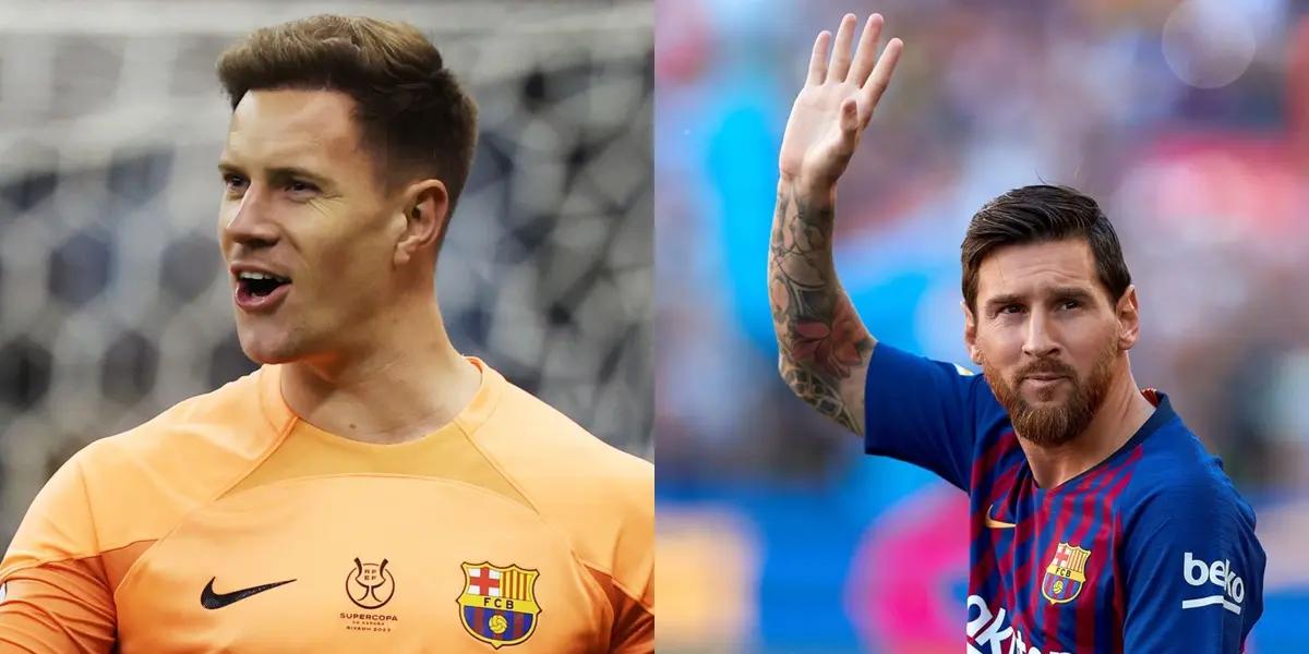 El arquero alemán está disputando su mejor temporada con el Barça.