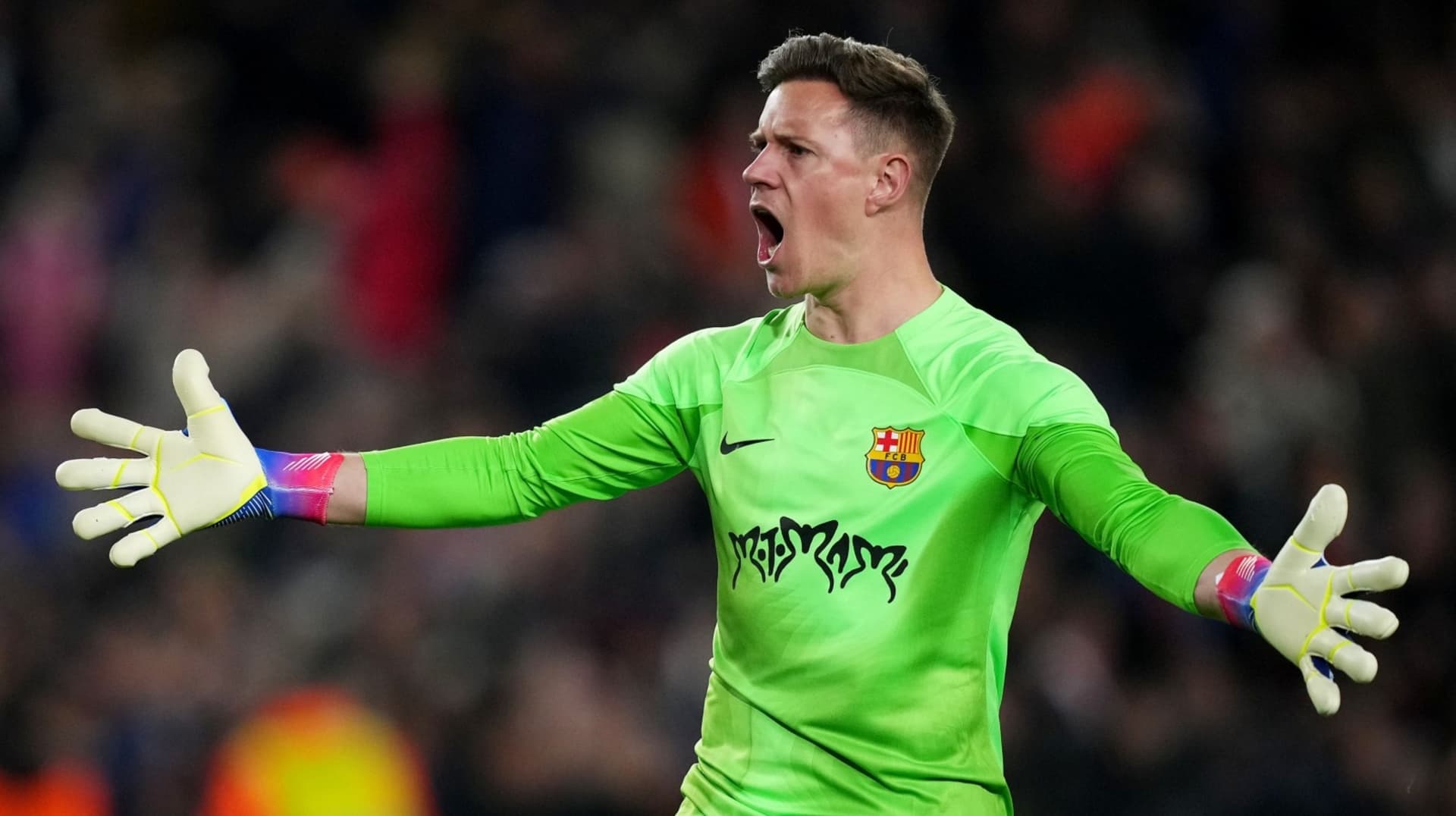 El arquero alemán no para de hacer historia en el Blaugrana.