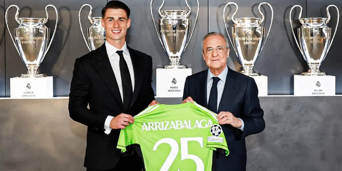 El arquero español llega como el reemplazo de Thibaut Courtois.