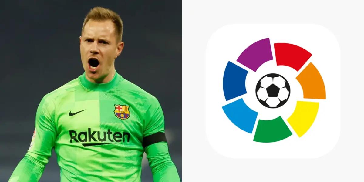 El arquero está completando una gran temporada en el arco azulgrana.