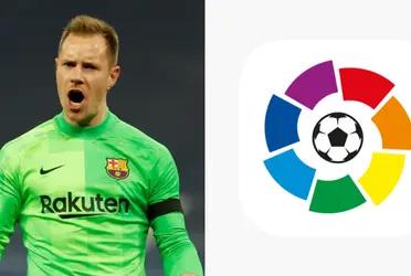 El arquero está completando una gran temporada en el arco azulgrana.