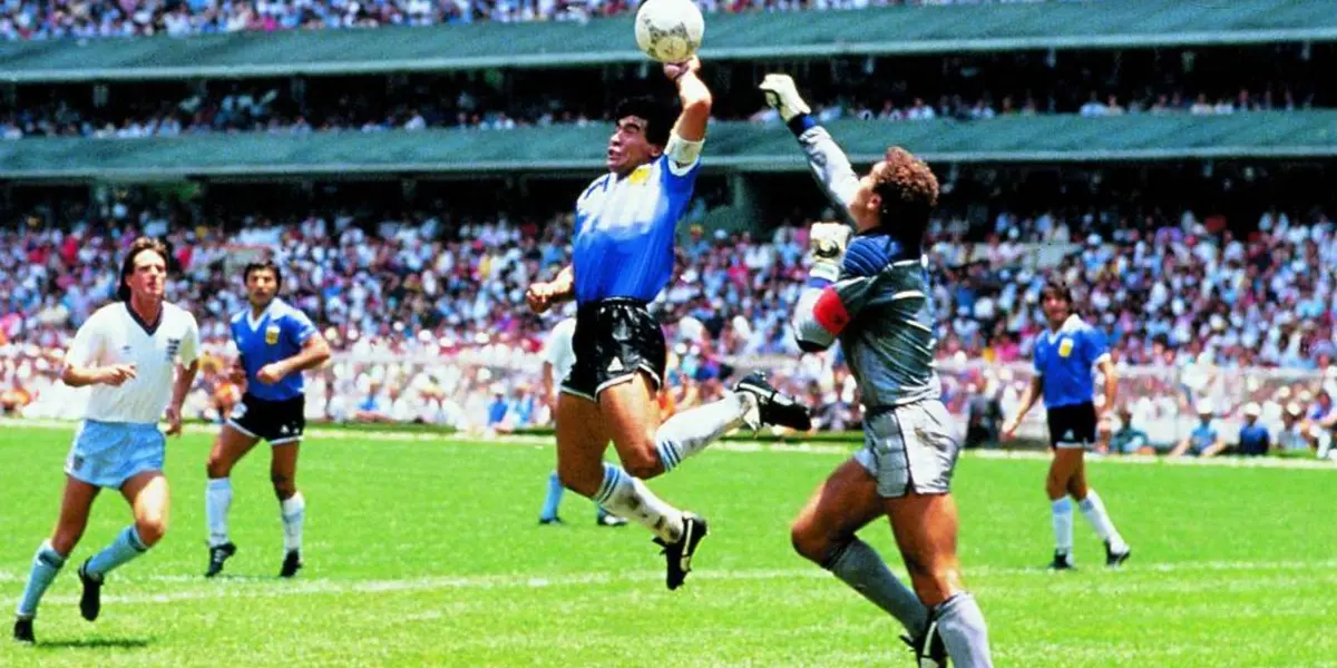 El arquero inglés nunca le perdonó el gol con la mano del Mundial de México 1986.