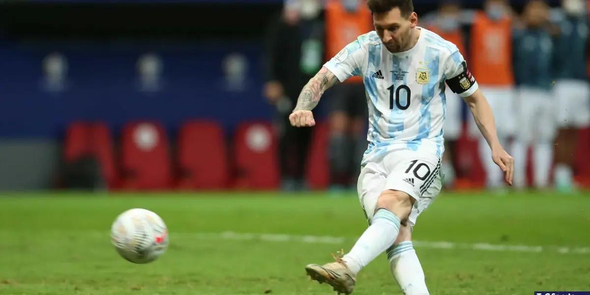 El astro argentino accedió a la final de la Copa América.