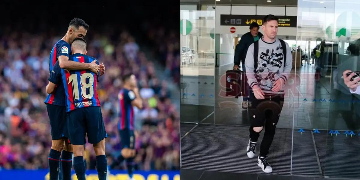 El astro argentino fue visto por la ciudad catalana este domingo.