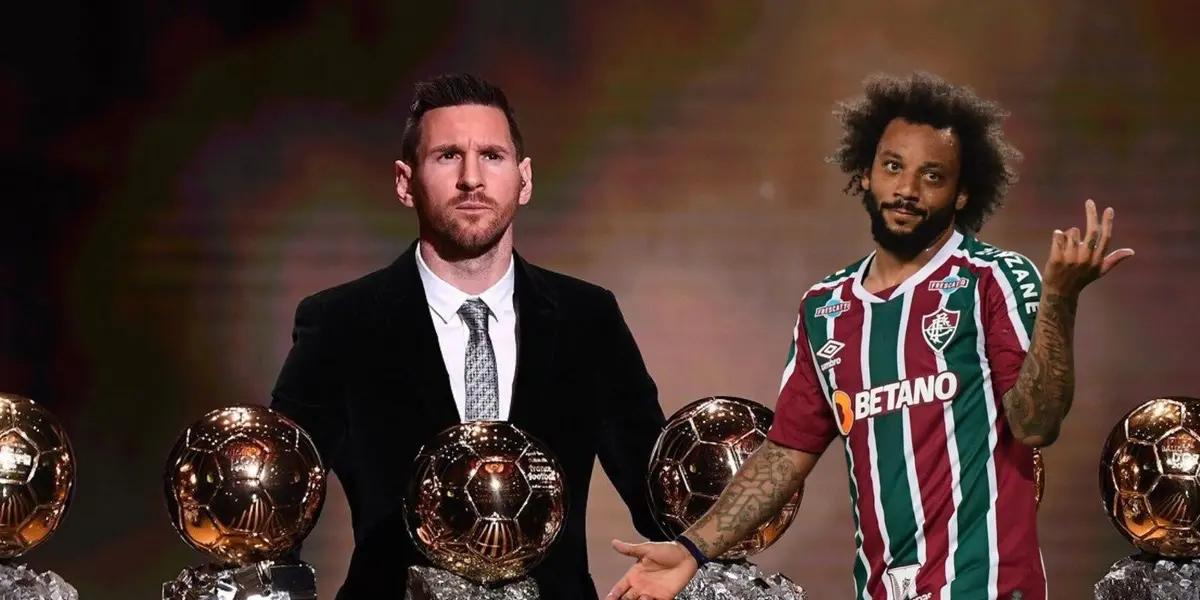 El astro argentino ha dado una gran cantidad de vueltas olímpicas a nivel clubes y con la selección, pero el lateral brasileño tiene un registro que el astro argentino envidia