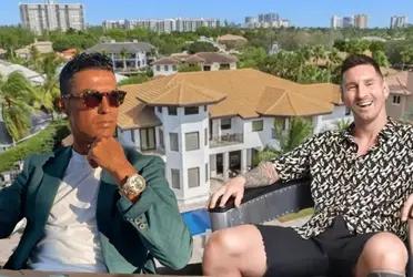 El astro argentino invirtió una gran cantidad de dinero en una lujosa propiedad en Estados Unidos, pero Cristiano no se quedó atrás