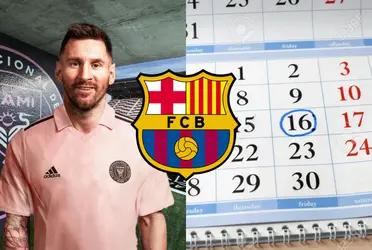 El astro argentino jugará para el Inter Miami, pero tiene fecha para volver a Cataluña.