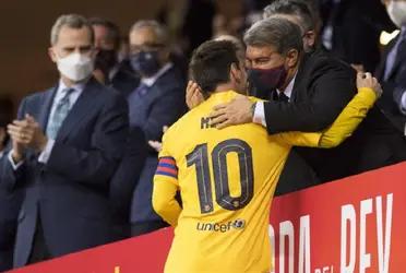 El astro argentino le respondió al mandamás culé, quien lo había avisado de no aceptar jugar sin coste en Fc Barcelona y confirmó que la relación con Joan Laporta se quebró. El duelo menos esperado.