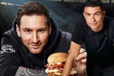 El astro argentino ofrece un menú realmente económico para disfrutar de la tradicional comida americana, lo contrario al crack portugués