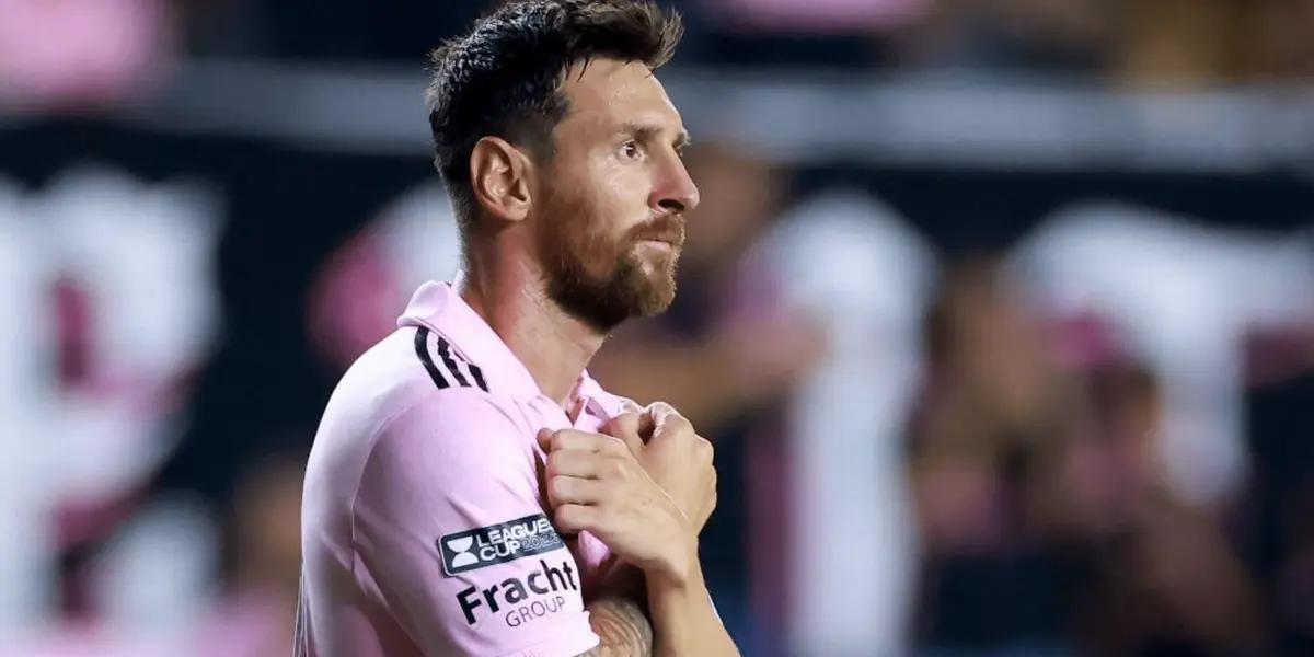 El astro argentino, que no tiene segura su presencia en el próximo partido de su selección, siguió el gran triunfo ante Kansas City