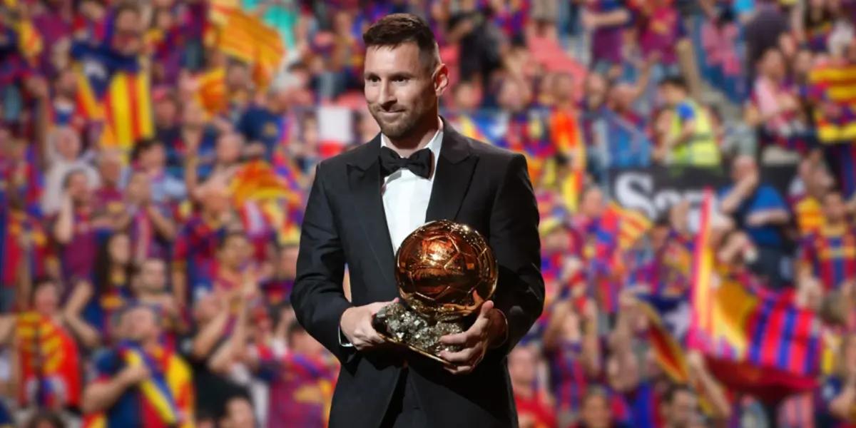 El astro argentino realizó esta inédita revelación tras conquistar el Balón de Oro