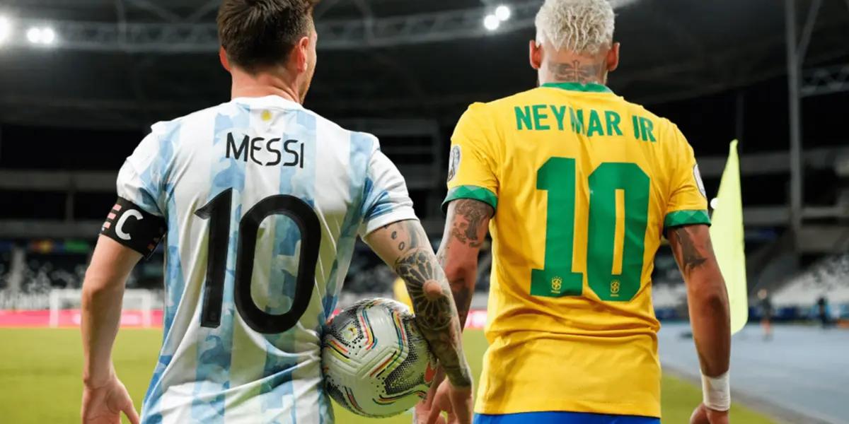 El astro argentino superó a uno de sus grandes amigos en la misma noche donde el brasileño sufrió una gravísima lesión