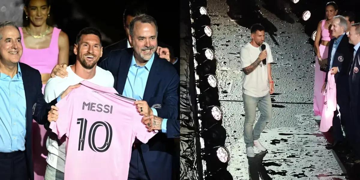 El astro argentino tuvo finalmente su presentación como fichaje del Inter Miami.