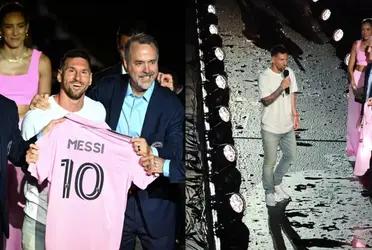 El astro argentino tuvo finalmente su presentación como fichaje del Inter Miami.
