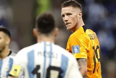 El astro argentino tuvo un intenso cruce tras haberlo eliminado en la Copa del Mundo, ahora el neerlandés aclaró el panorama