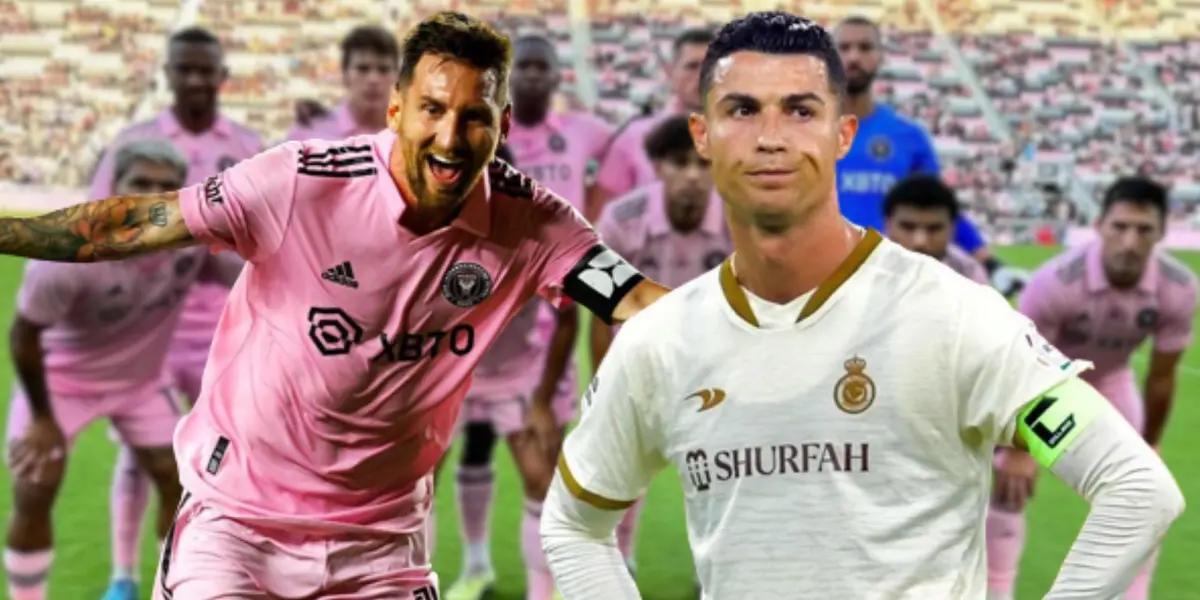 El astro argentino va en búsqueda del récord del cual es dueño el portugués.