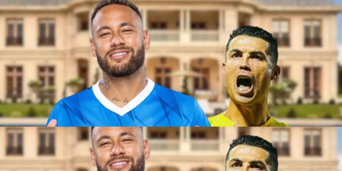 El astro brasileño aprovechó para dejar un emotivo mensaje en medio del derbi de la Super Liga Saudí