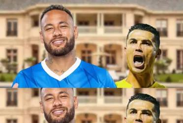 El astro brasileño aprovechó para dejar un emotivo mensaje en medio del derbi de la Super Liga Saudí