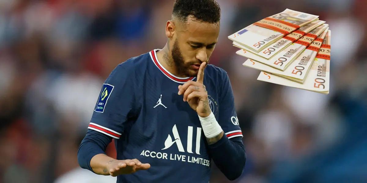 El astro brasileño quiere salir del París Saint Germain y este dinero rechazaría para llegar a Barcelona.