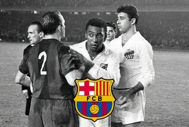 El astro brasileño visitó el estadio del Barça hasta en tres oportunidades con el Santos.