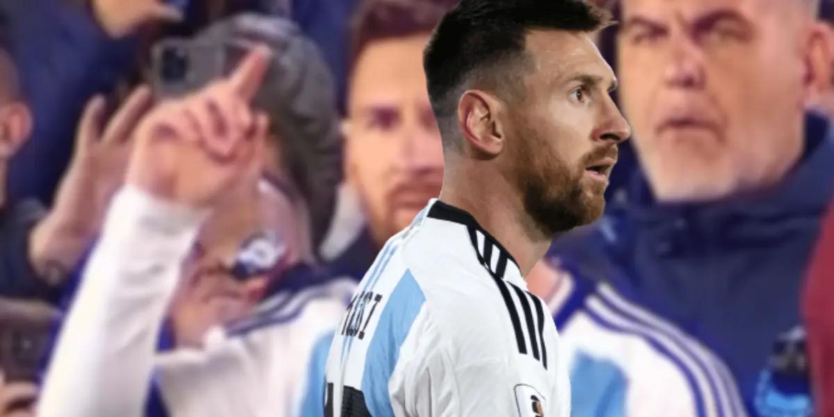 El astro y 10 del selecionado campeón del mundo no quiso la cinta pero la terminó usando igual